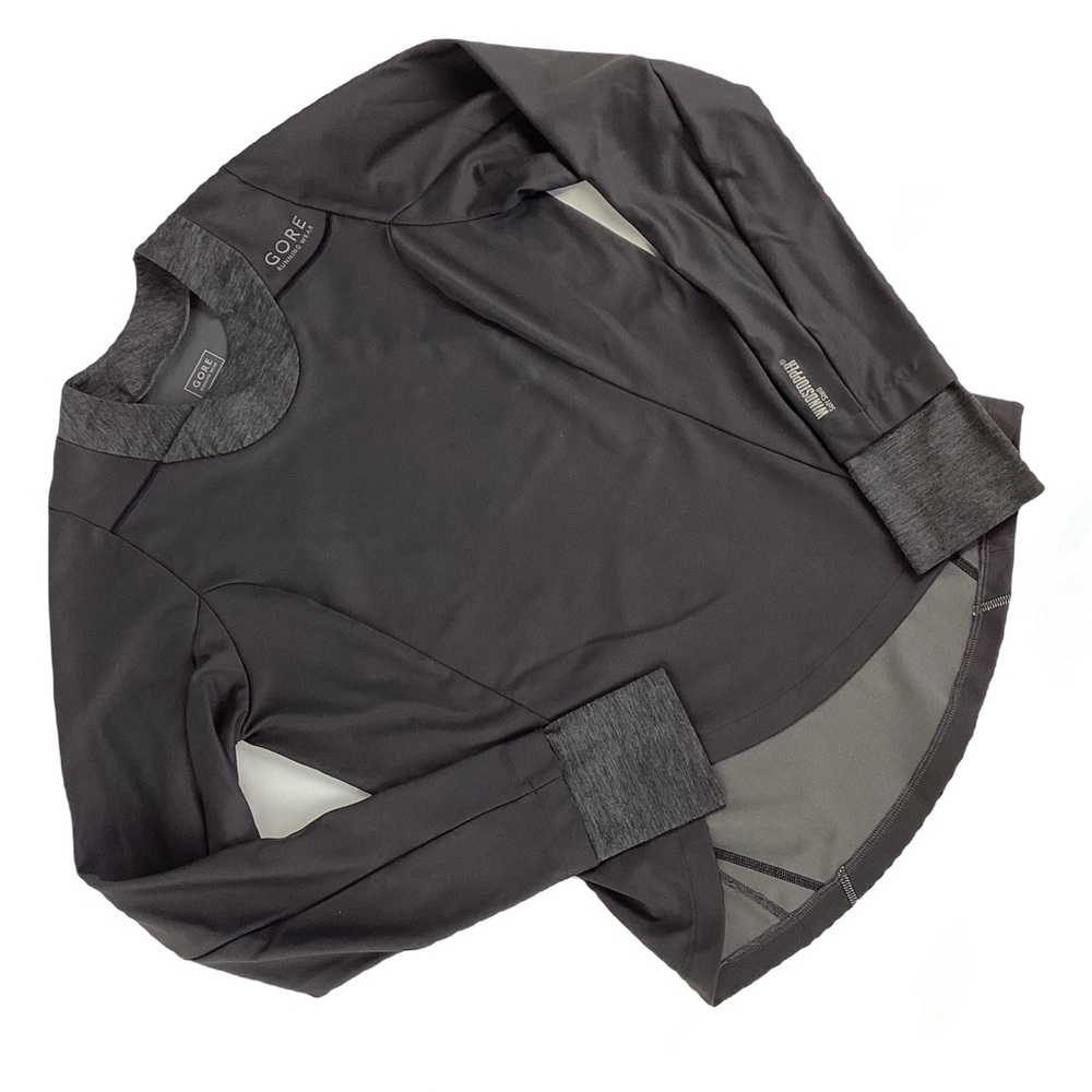 Gore Windstopper Running Shirt Gray. Size Small